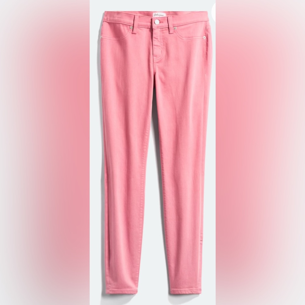 LAKEVIEW DENIM Alex Pink Women's Skinny Jeans - Size 14, Inseam 28”